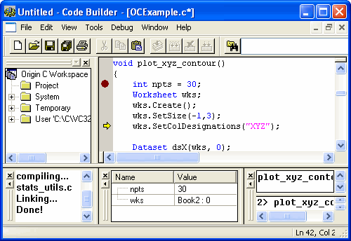 Origin's Code Builder