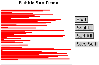 Image how Origin C can be used to create a Bubble Sort routine