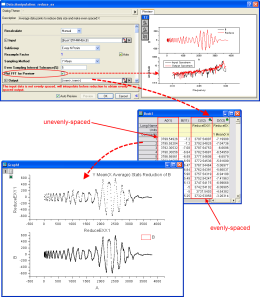 Reduce data to evenly-spaced X values 